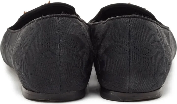 Embroidered Heart Motif Loafers - Image 3