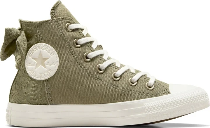 Embroidered High Top Twill Sneaker - Image 3