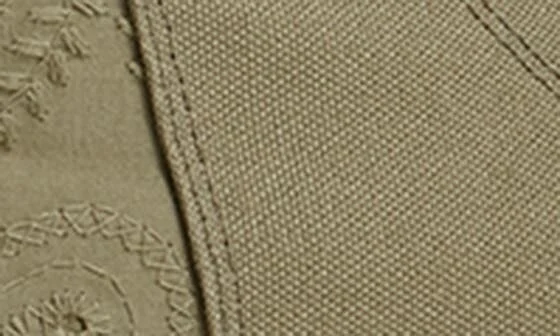 Embroidered High Top Twill Sneaker - Image 7