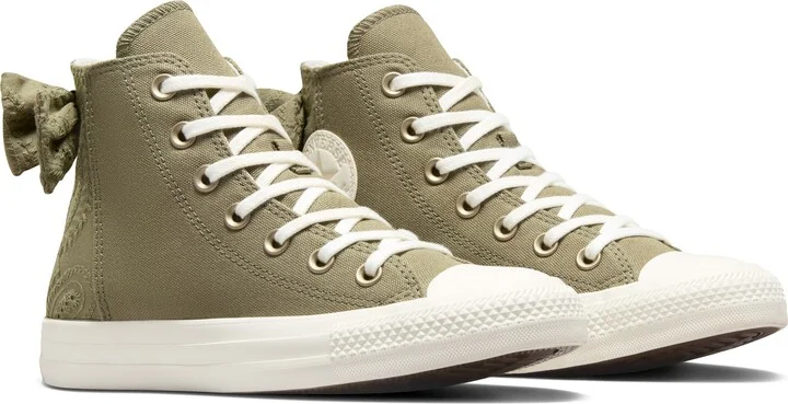 Embroidered High Top Twill Sneaker - Image 8