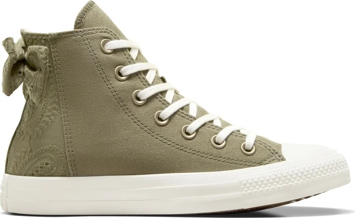 Embroidered High Top Twill Sneaker - Image 9