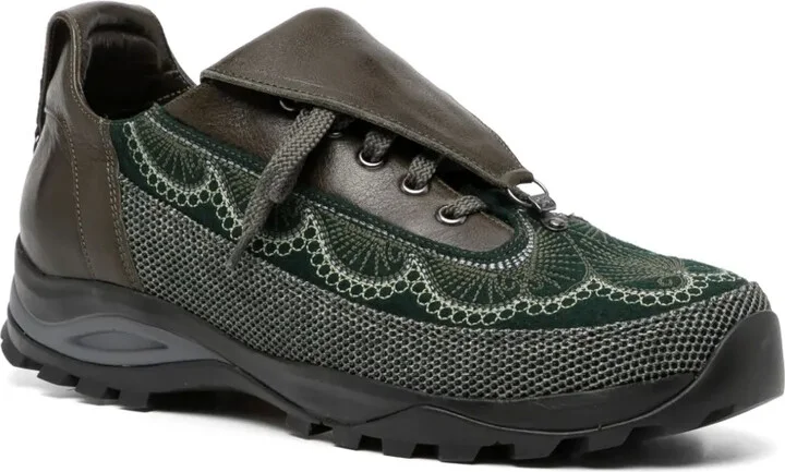 Embroidered Lace-Up Shoes - Image 2