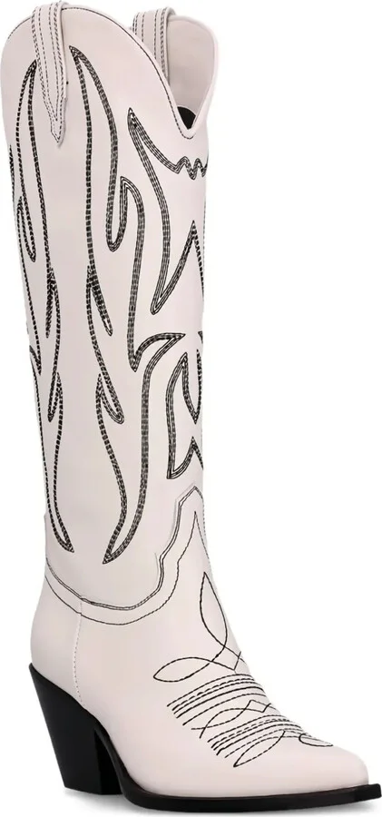 Embroidered Leather Boots - Image 2