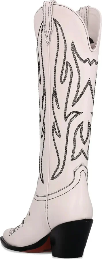 Embroidered Leather Boots - Image 3