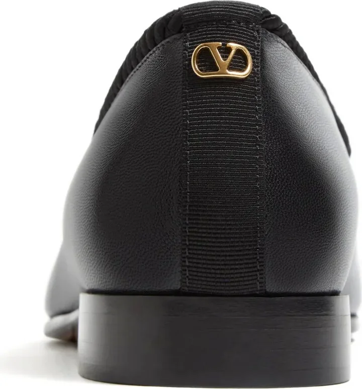 Embroidered Leather Loafers - Image 4