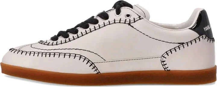 Embroidered Leather Sneakers - Image 3