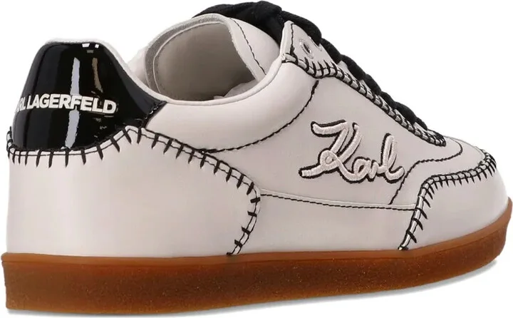 Embroidered Leather Sneakers - Image 4