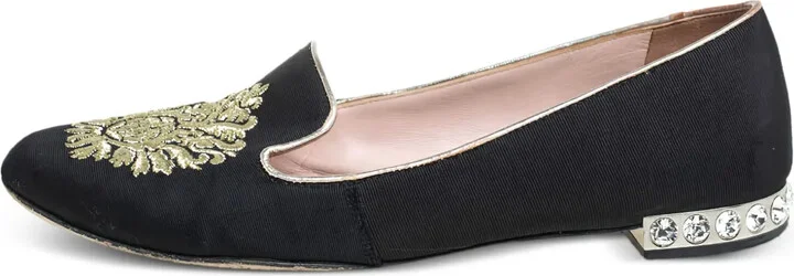 Embroidered Loafers