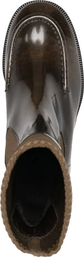 Embroidered-Logo Ankle Boots - Image 4