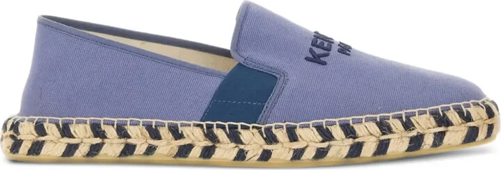 Embroidered-Logo Cotton Espadrilles