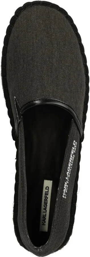 Embroidered Logo Denim Espadrilles - Image 4