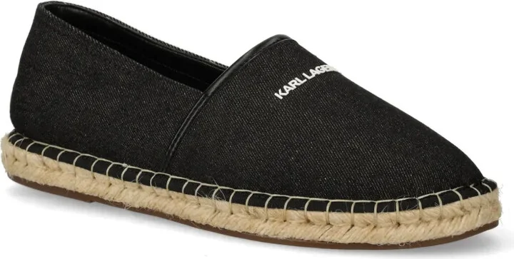 Embroidered Logo Denim Espadrilles - Image 2