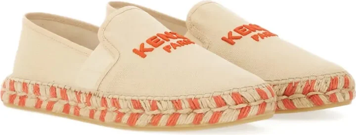 Embroidered-Logo Espadrille Flats - Image 2