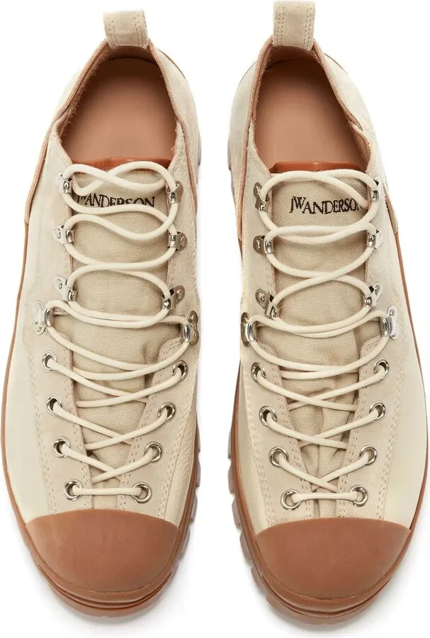 Embroidered-Logo Lace-Up Shoes - Image 3