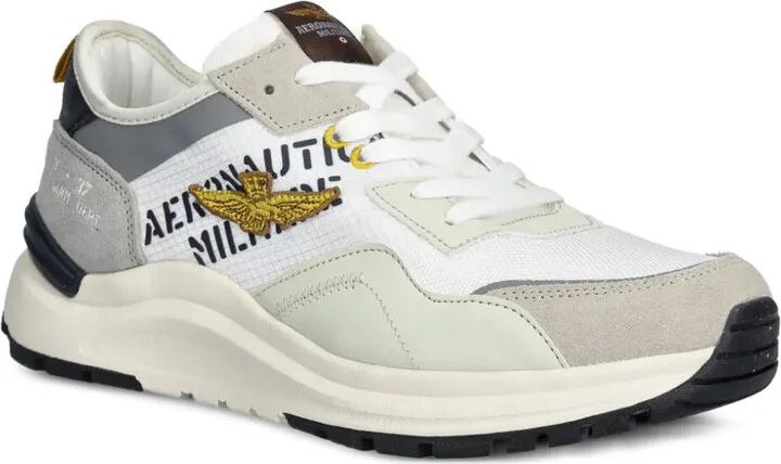 Embroidered-Logo Lace-Up Sneakers - Image 5