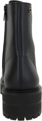 Embroidered-Logo Leather Boots - Image 3