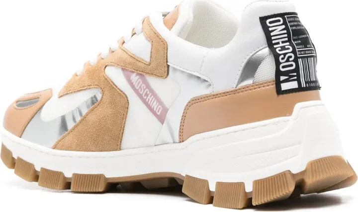 Embroidered-Logo Low-Top Sneakers - Image 3