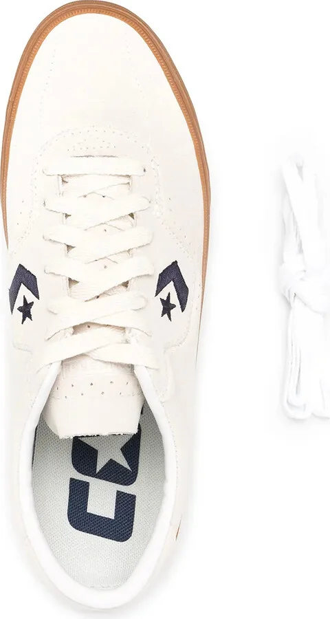 Embroidered Logo Low-Top Sneakers - Image 4