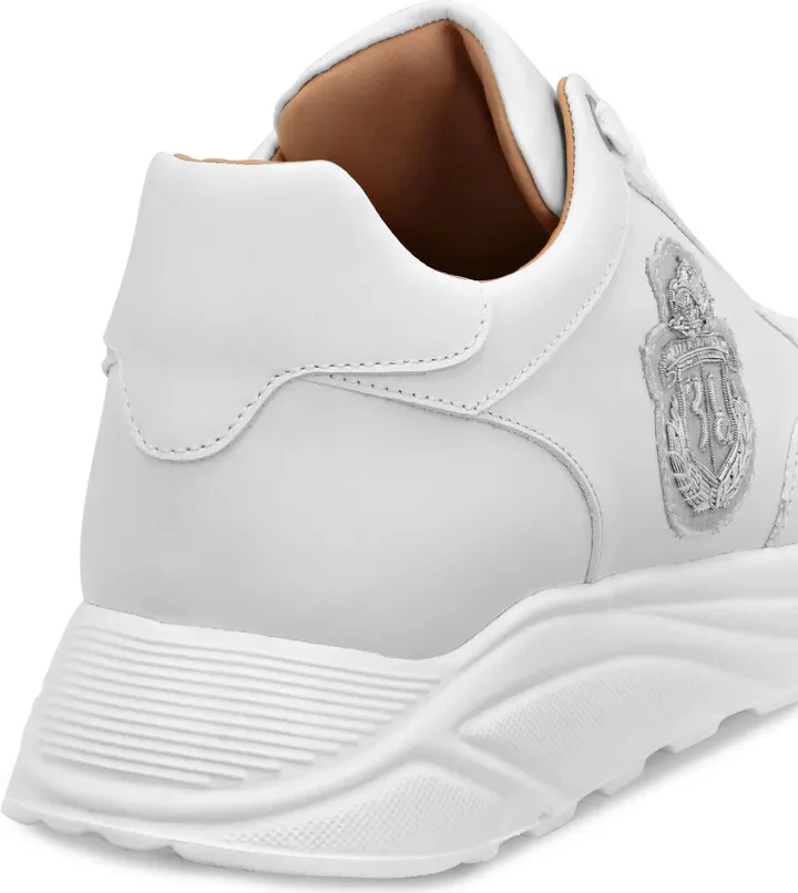 Embroidered-Logo Low-Top Sneakers - Image 5