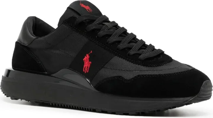 Embroidered-Logo Low-Top Sneakers - Image 2