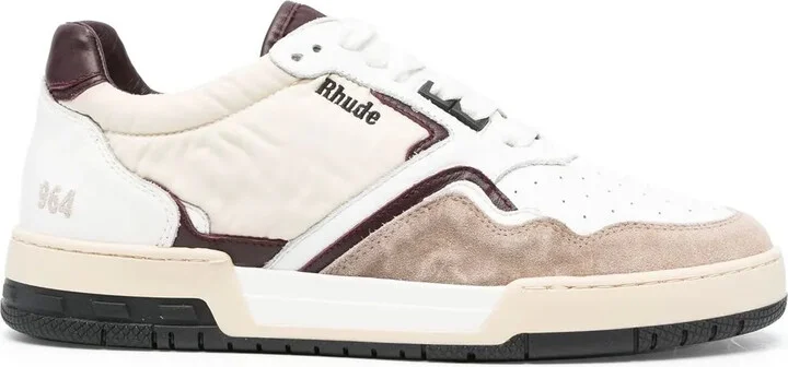 Embroidered-Logo Low-Top Sneakers