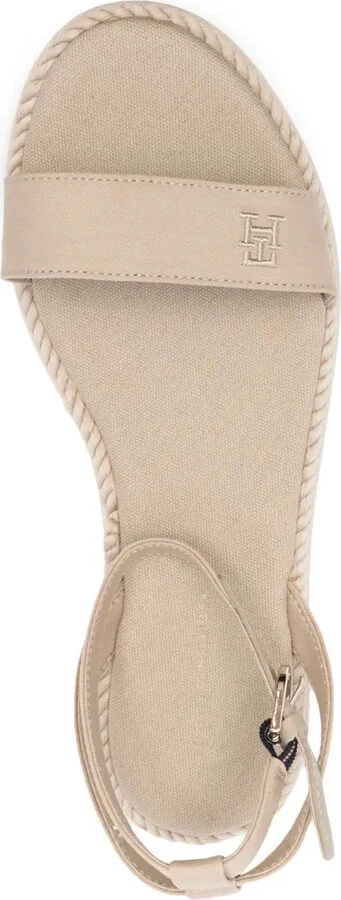 Embroidered-Logo Platform Sandals - Image 4