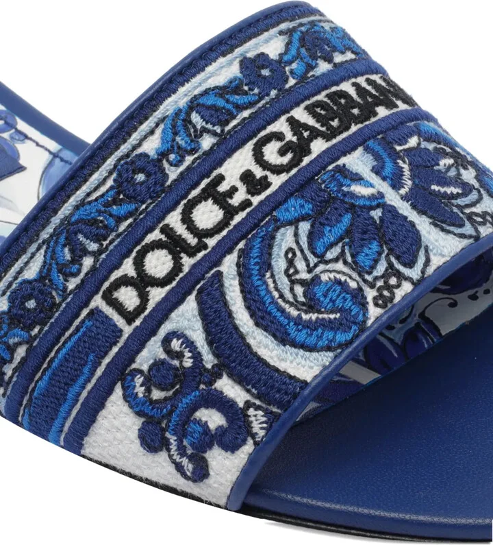 Embroidered-Logo Sandals - Image 4