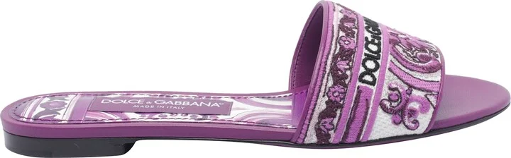 Embroidered Logo Slides