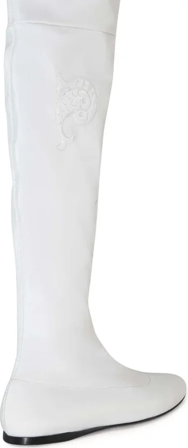 Embroidered Logo Slip-On Boots - Image 3