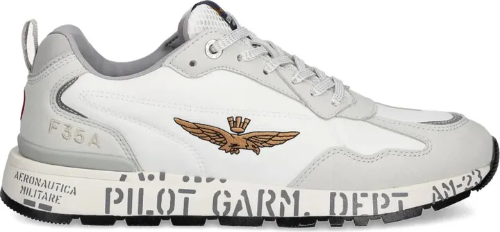 Embroidered-Logo Sneakers