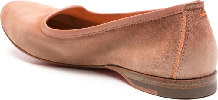 Embroidered-Logo Suede Slippers - Image 3