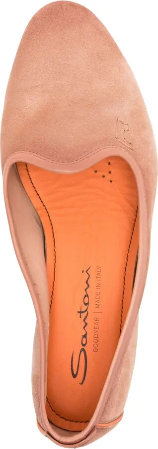 Embroidered-Logo Suede Slippers - Image 4