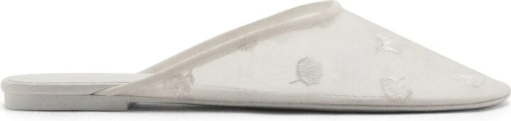 Embroidered Mesh Mule - Image 3