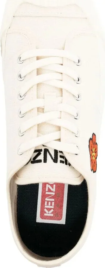 Embroidered-Motif Low-Top Sneakers - Image 4