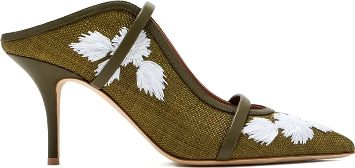 Embroidered Mules