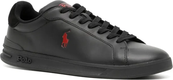 Embroidered-Pony Low-Top Sneakers - Image 2