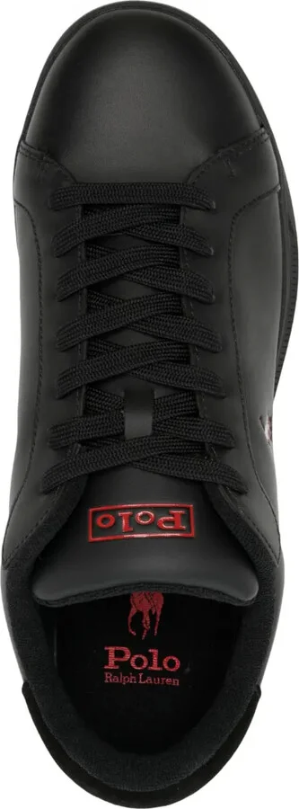 Embroidered-Pony Low-Top Sneakers - Image 4