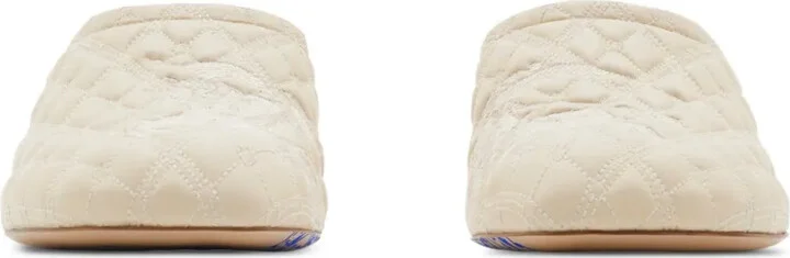 Embroidered Quilted Mules - Image 3