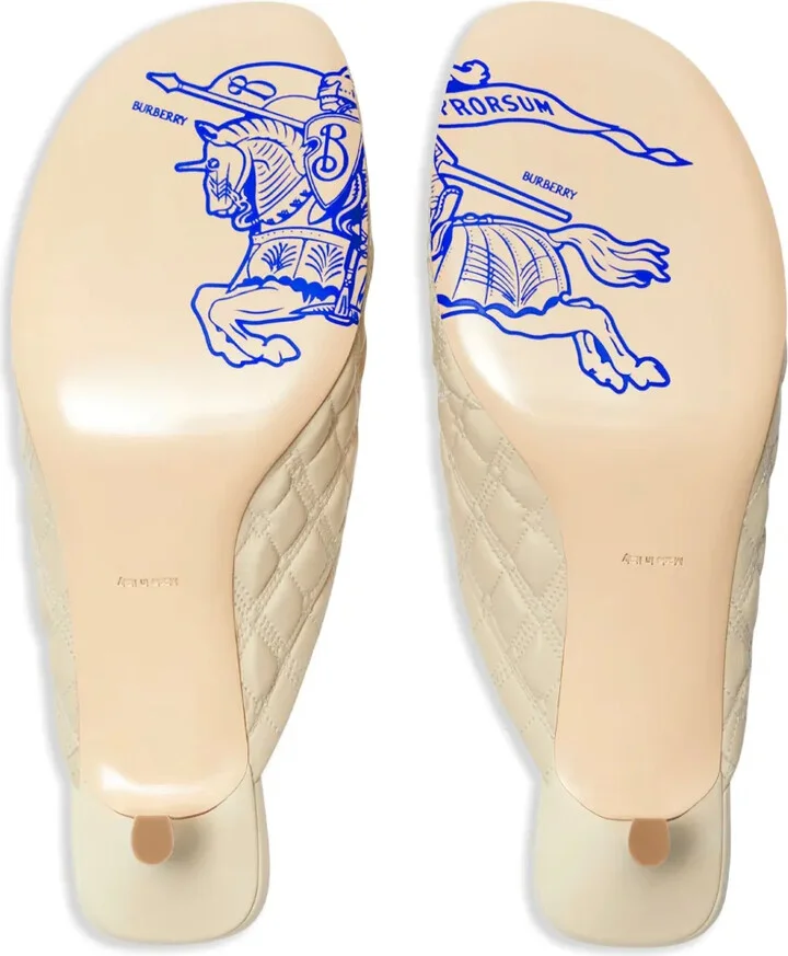 Embroidered Quilted Mules - Image 5