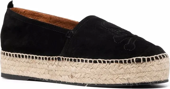 Embroidered-Skull Espadrilles - Image 2