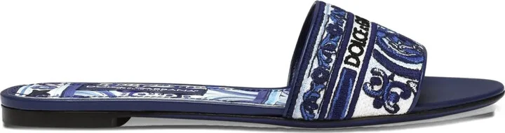 Embroidered Slides
