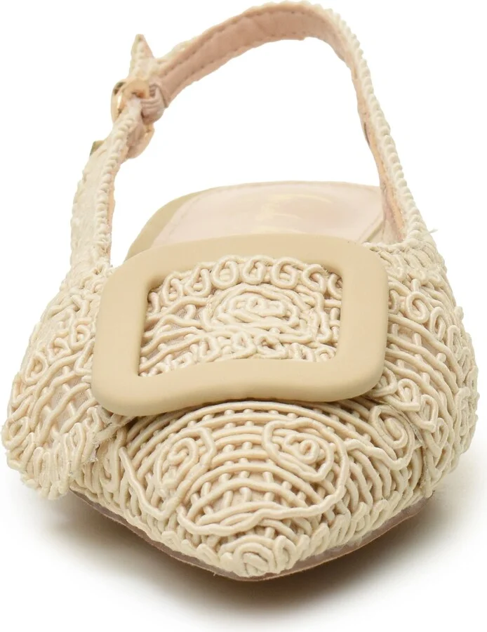Embroidered Slingback Flat - Image 3