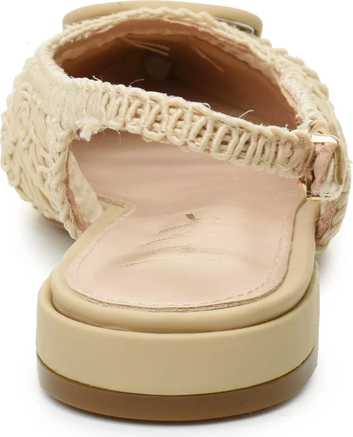 Embroidered Slingback Flat - Image 4