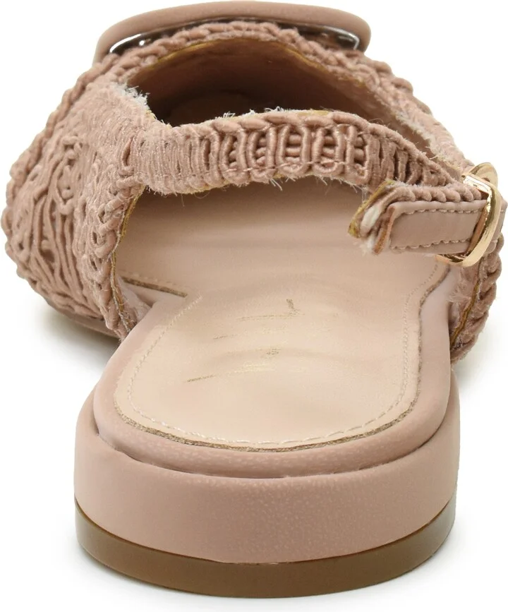 Embroidered Slingback Flat - Image 9