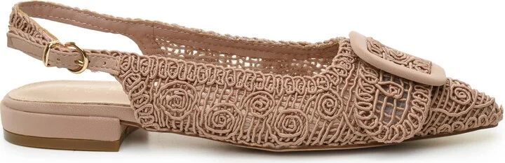 Embroidered Slingback Flat - Image 10