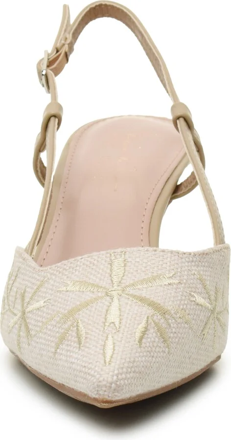 Embroidered Slingback Pump - Image 3