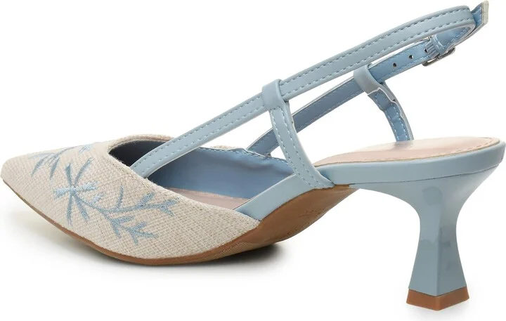Embroidered Slingback Pump - Image 7