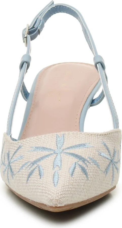 Embroidered Slingback Pump - Image 8