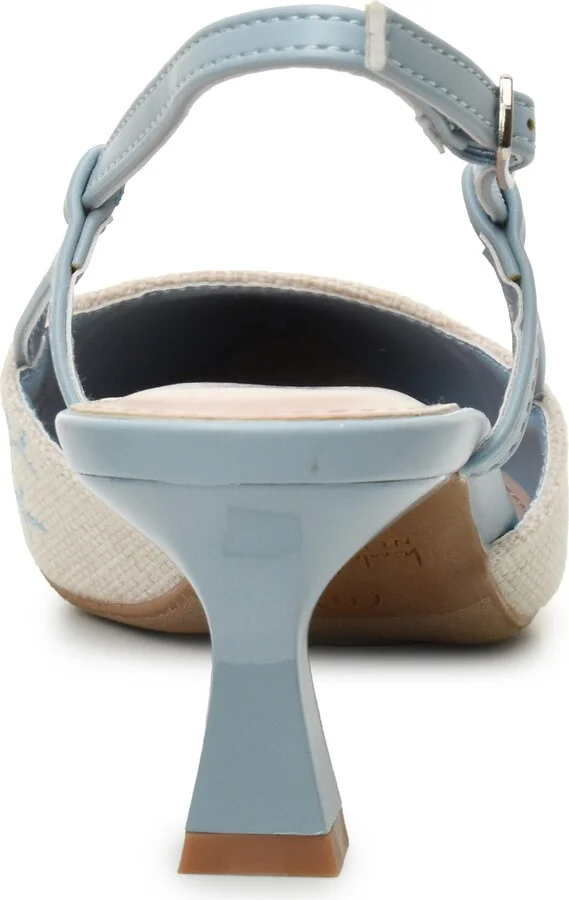 Embroidered Slingback Pump - Image 9