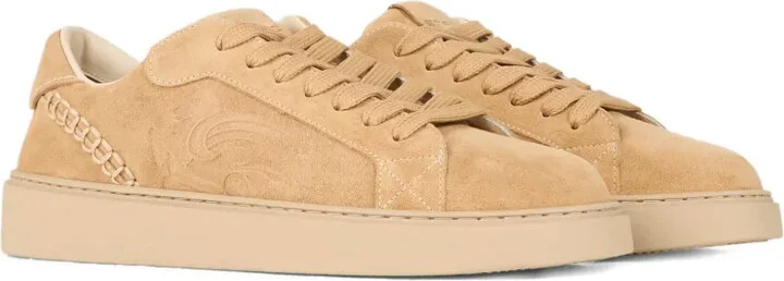 Embroidered Suede Sneakers - Image 2